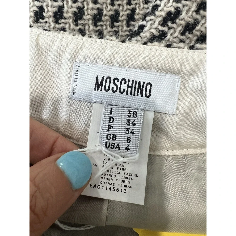 Moschino floral appliqué